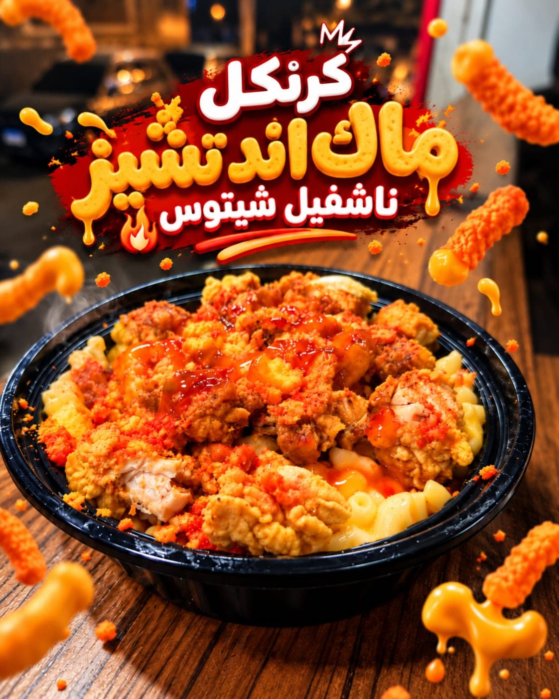 كرنكل ماك آند تشيز ناشفل شيتوس